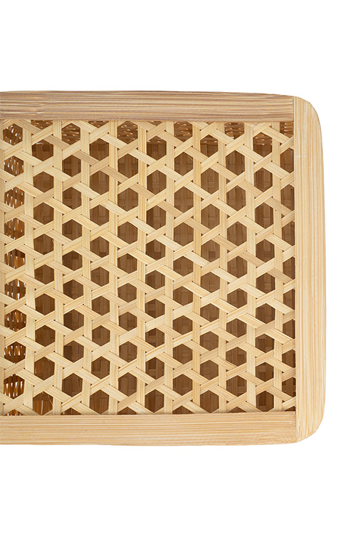 Greenkraftmira Handcrafted Bamboo Square Box - Set Of 3