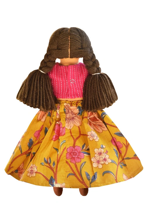 The Good Doll Nilah 12 Inch Girl Doll Classic Skirt Blouse Set