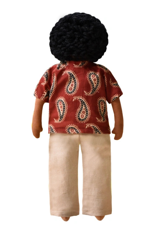 The Good Doll Nilah'S Appa 12 Inch Boy Doll Red Shirt