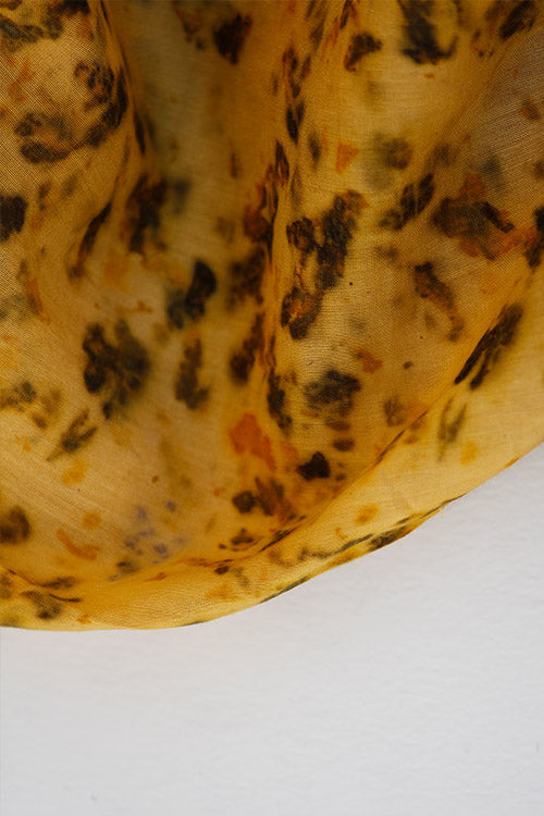 Mulya "GIHA" Eco Printed Cotton Silk Yardage