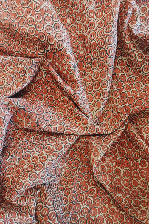 Creative Bee 'ELOISE' Natural Dye Block Print Cotton Fabric