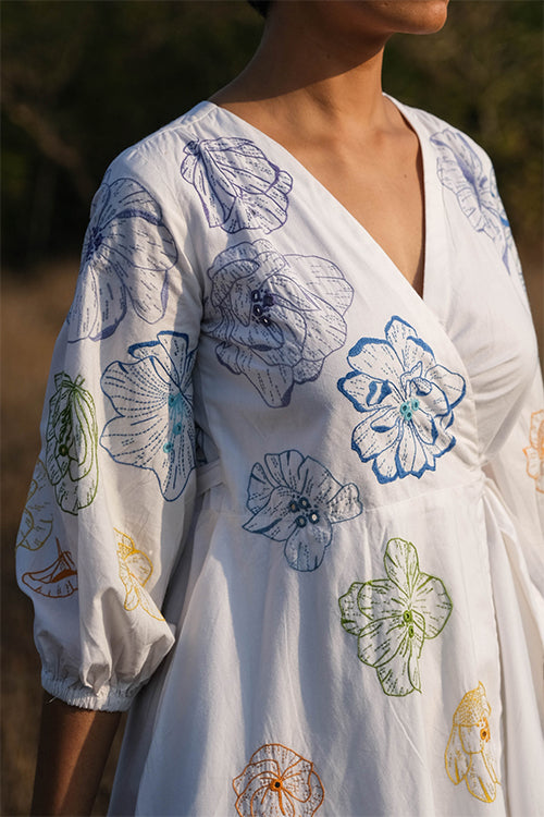 Okhai 'Delilah' Hand Embroidered and Mirrorwork Dress