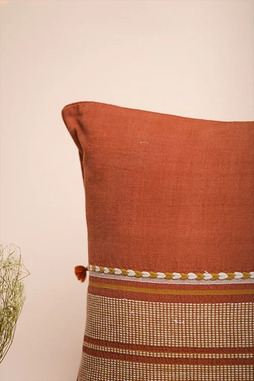 Craftroots Dashesh Kala Cotton Cushion Cover