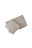 Arcs Cotton Quilted Runner Oat