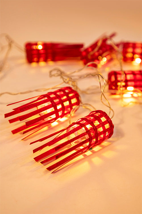 Greenkraft Frill Handcrafted bamboo String Light
