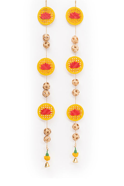 Greenkraft Neelkamal Handcrafted Bamboo Streamer - Set Of 2