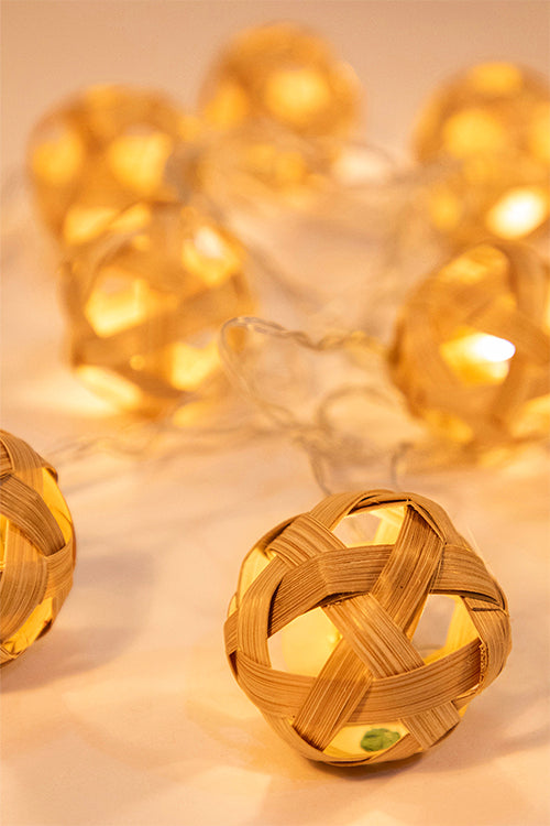 Greenkraft Lumina Handcrafted Bamboo String Light