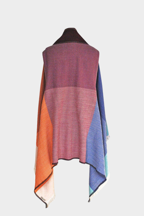 Fifth Origins Versatile Handwoven Cape/ Poncho Infinity Sunrise