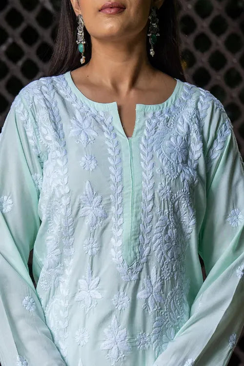 Craftroots Modal Chikankari Kurta