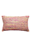 Onset Homes Onset Homes Enlaced Cushion Cover-Fuchsia