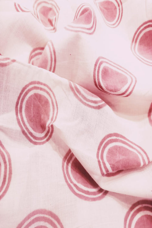 Creative Bee 'DEAN' Natural Dye Block Print Cotton Fabric