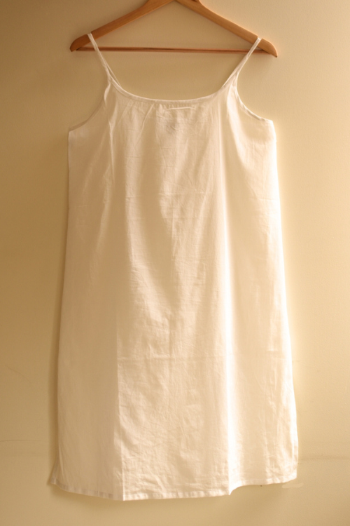 Rangsutra White Cotton Slip