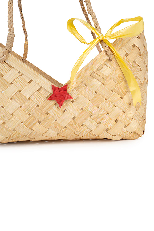 Greenkraftviera Handcrafted Bamboo Basket