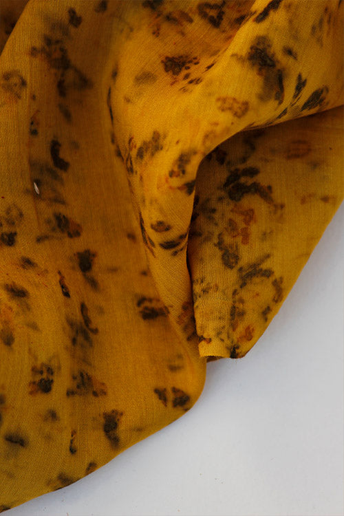 Mulya "PISHI" Eco Printed Cotton Silk Yardage