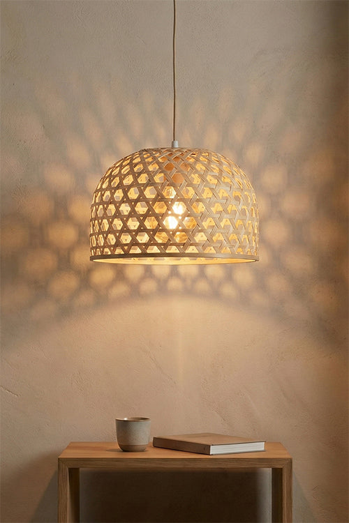 Greenkraft Elara Handcrafted Bamboo Lampshade
