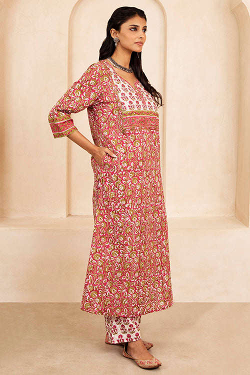 Shuddhi Rani Pink 3 Piece Set