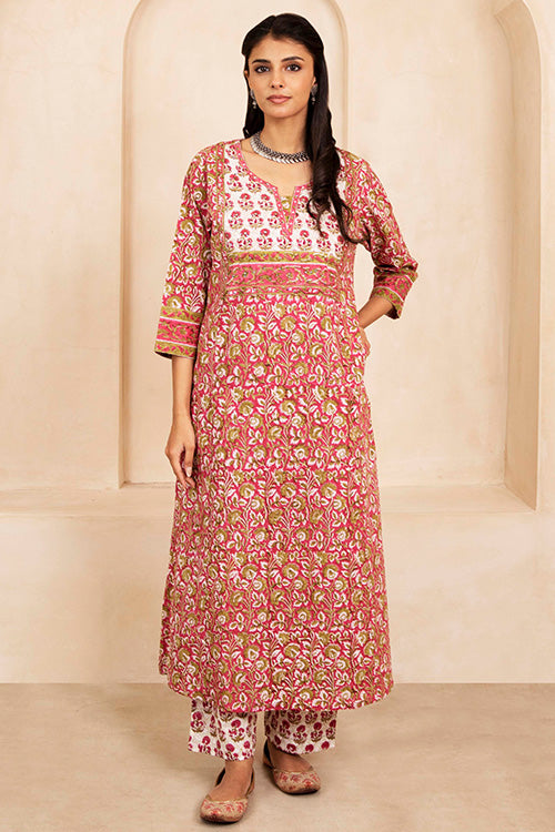 Shuddhi Rani Pink 3 Piece Set