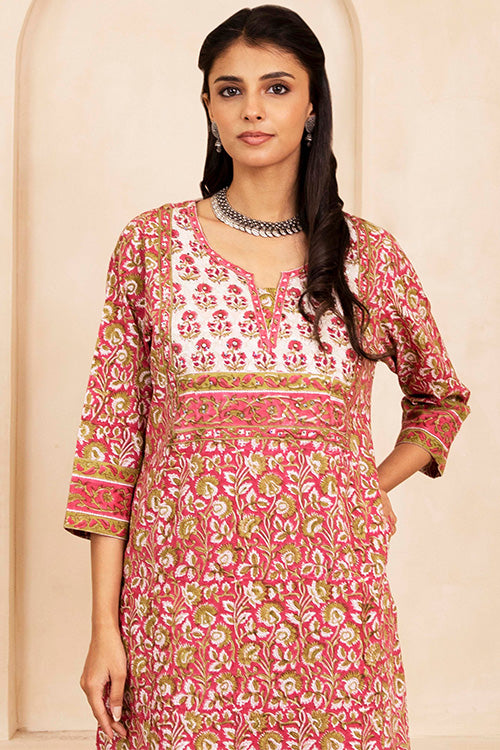 Shuddhi Rani Pink 3 Piece Set