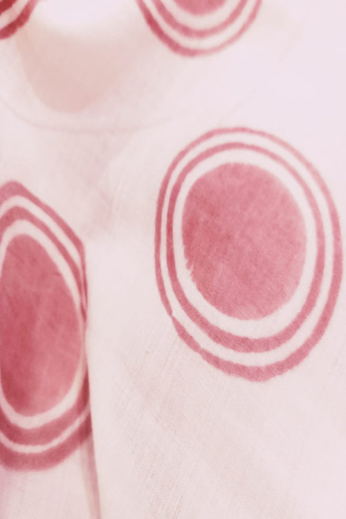 Creative Bee 'DEAN' Natural Dye Block Print Cotton Fabric