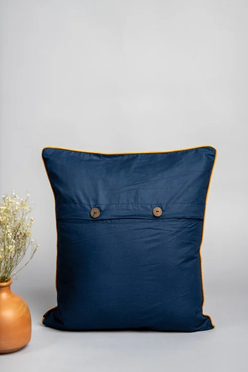 Craftroots Block Printed Dot And Line Cushion Cover