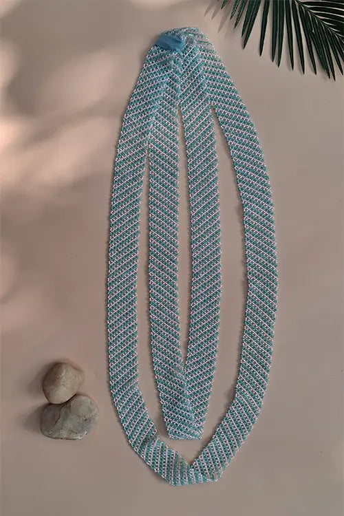 Antarang- Bead Work- Radhika Ambari Gulabi Haar [Long Nekpiece]