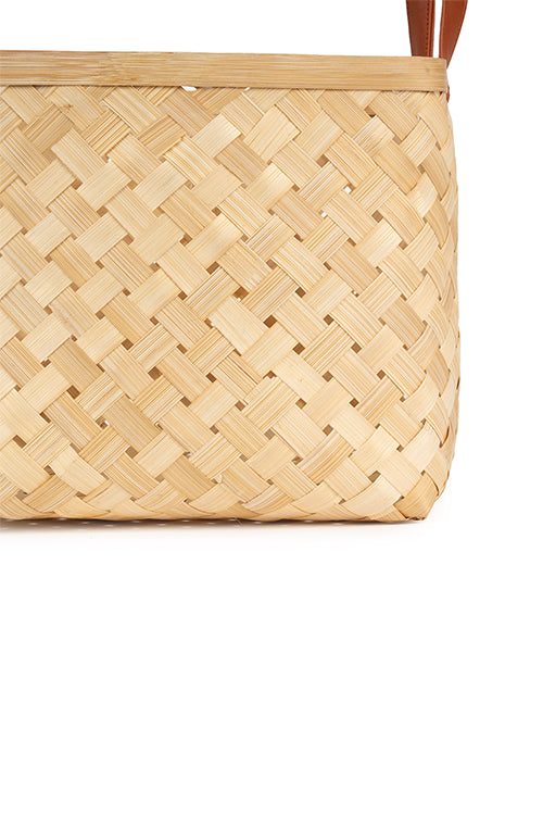 Greenkrafteira Handcrafted Bamboo Basket - Set Of 2
