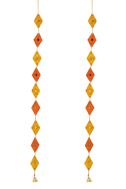 Greenkraft Rang Handcrafted Bamboo Hanging - Set Of 2