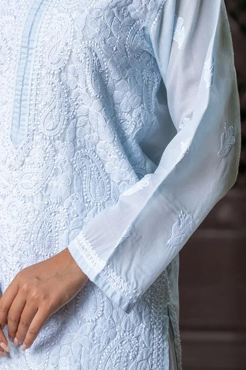 Craftroots Paisley Chikankari Kurta