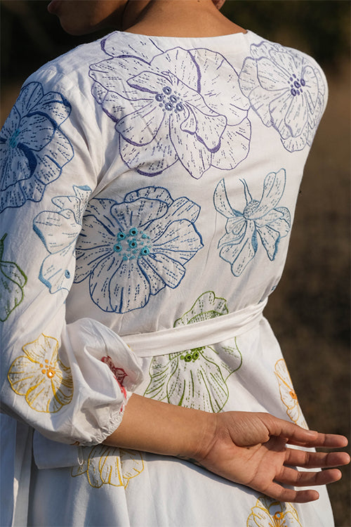 Okhai 'Delilah' Hand Embroidered and Mirrorwork Dress