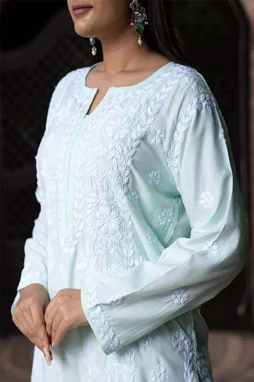 Craftroots Modal Chikankari Kurta