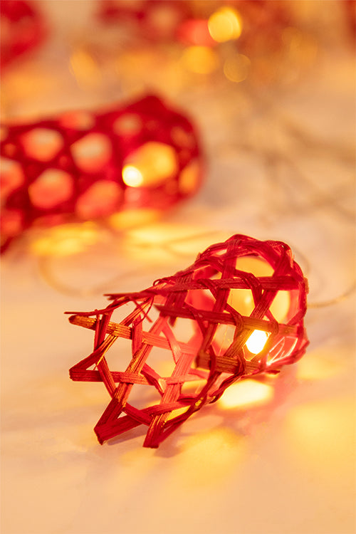 Greenkraft Bell Handcrafted bamboo String Light