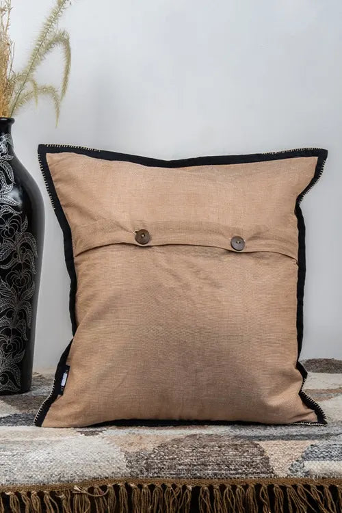 Craftroots Earthtone Handcrafted Heritage Cushion Cover