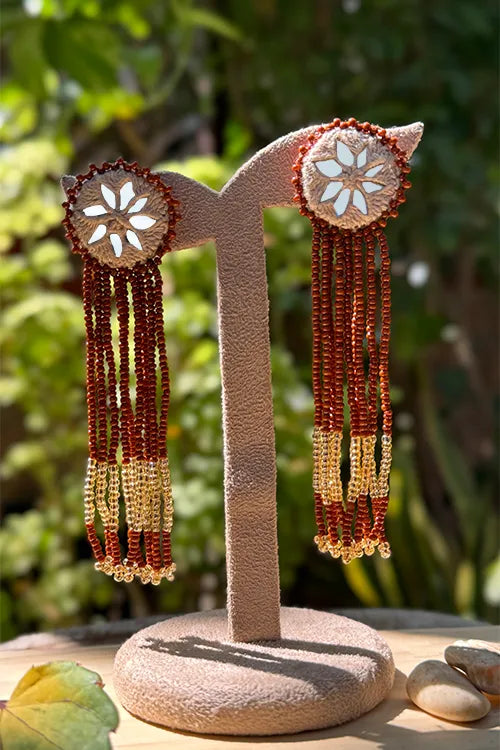 Antarang- Jil-Mil Earrings- Cream