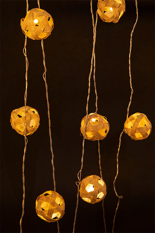 Greenkraft Lumina Handcrafted Bamboo String Light