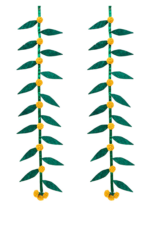 Greenkraft Shubh Handcrafted Bamboo Hanging - Set Of 2