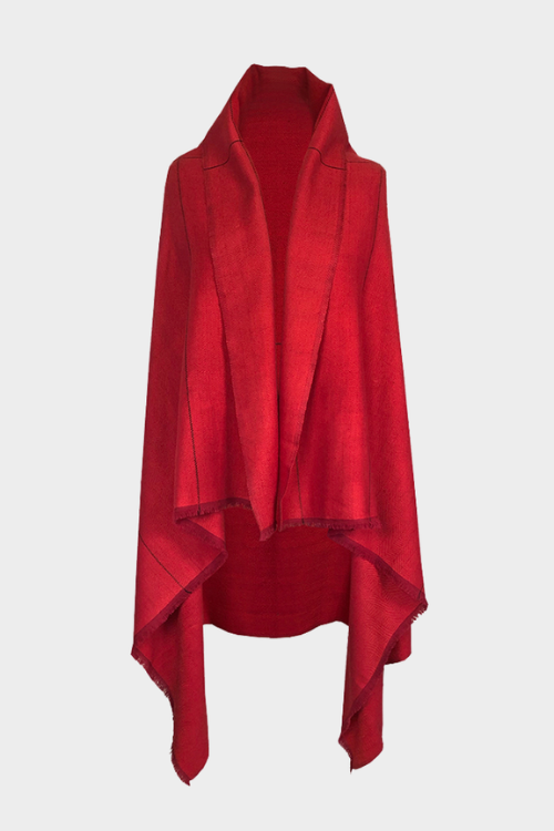 Fifth Origins Versatile Handwoven Cape/ Poncho Infinity Rose