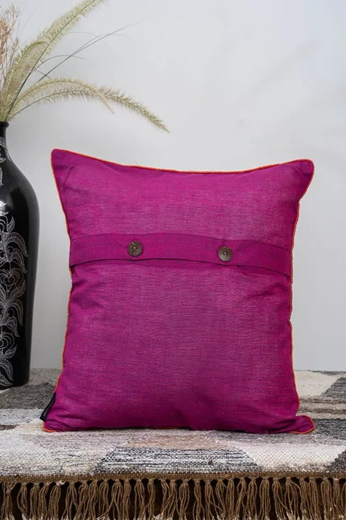 Craftroots Multi Patch Applique Cushion Cover