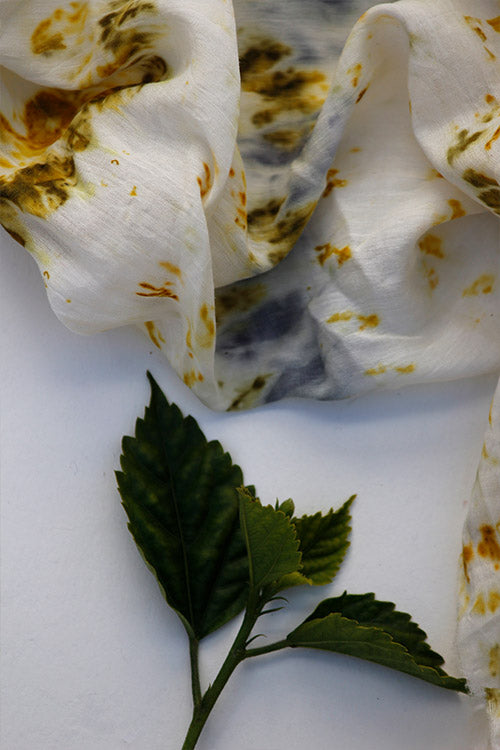 Mulya "TIMU" Eco Printed Cotton Silk Yardage