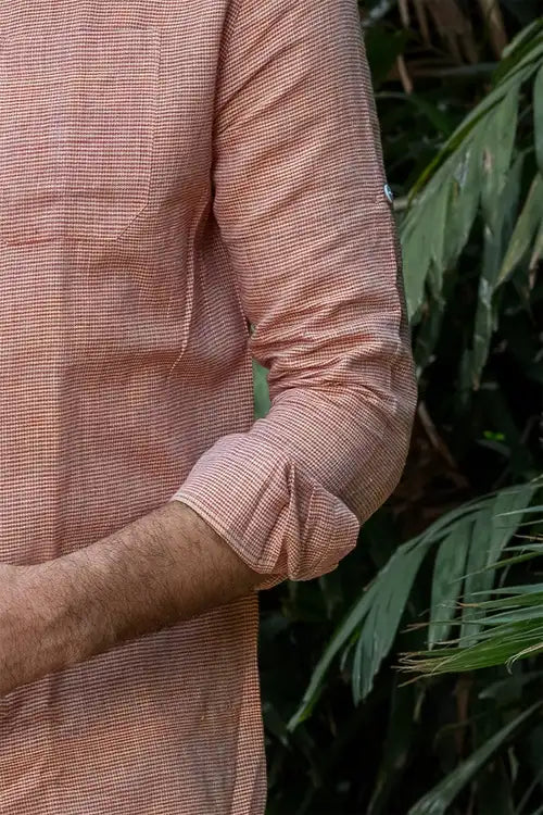 Craftroots Cotton Karnataka Weave Shirt