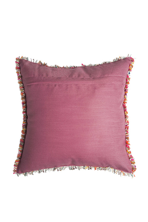 Onset Homes Onset Homes Enlaced Cushion Cover-Fuchsia