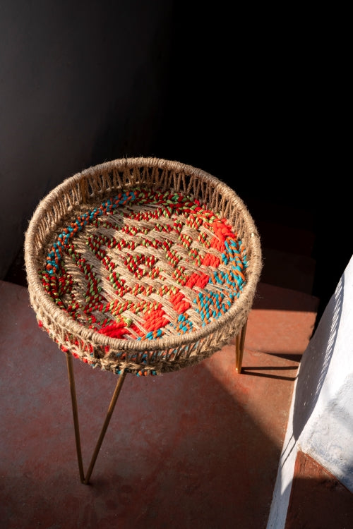 Sirohi Ida Round Tray Table