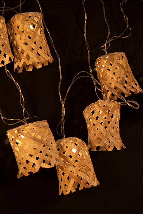 Greenkraft Vine Handcrafted bamboo Natural String Light