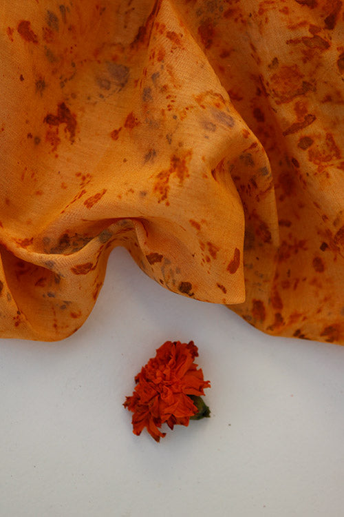 Mulya "SOUZ" Eco Printed Cotton Silk Yardage