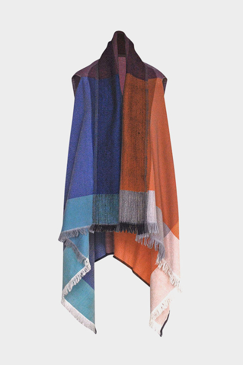 Fifth Origins Versatile Handwoven Cape/ Poncho Infinity Sunrise