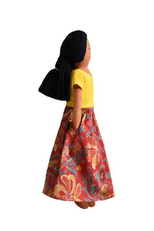 The Good Doll Nilah'S Elder Sister Malai 12 Inch Girl Doll Classic Skirt Blouse Set