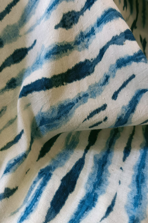 Creative Bee 'JOVIE' Natural Dye Shibori Silk x Cotton Fabric