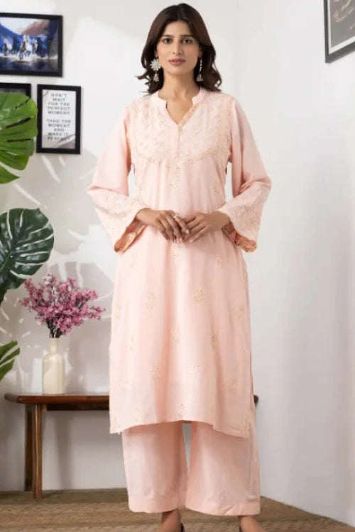 Phae Naira Co-Ord Set  In Crinkle Cotton