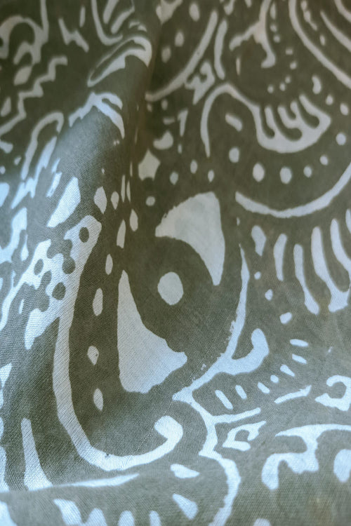 Creative Bee 'ORION' Natural Dye Block Print Cotton Fabric