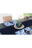 Arcs Cotton Quilted Runner