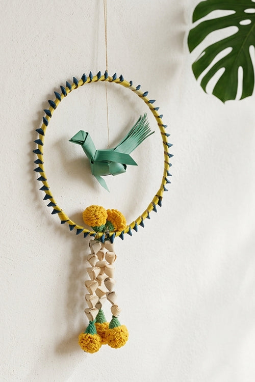 Greenkraft Chirraiya Handcrafted Palm Leaf Hanging